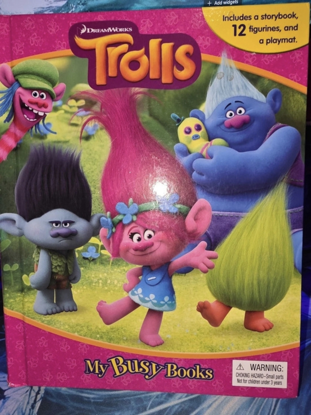 DreamWorks Trolls My Busy Books Book and Figurine Set